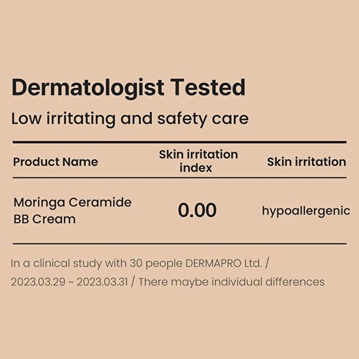 heimish Moringa Ceramide BB Cream - 8 Colors - 2023 Version - #19 Fair Beige
