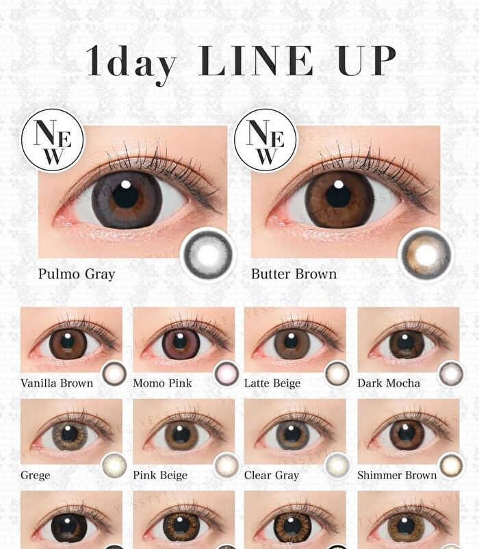Secret Candy Magic 1 Day Color Lens Grege 20 pcs - P-0.00 (20 pcs)