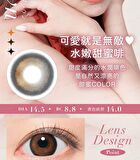 Secret Candy Magic 1 Day Color Lens Grege 20 pcs - P-0.00 (20 pcs)