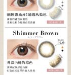 Secret Candy Magic 1 Day Color Lens Grege 20 pcs - P-0.00 (20 pcs)
