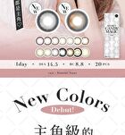 Secret Candy Magic 1 Day Color Lens Grege 20 pcs - P-0.00 (20 pcs)
