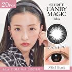 Secret Candy Magic 1 Day Color Lens No.5 Black 20 pcs - P-4.25 (20 pcs)