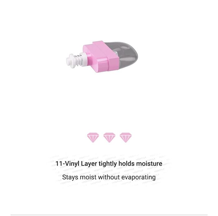 Don\'t Touch Glass Pink Cushion - 3 Colors - #21N Hyaline