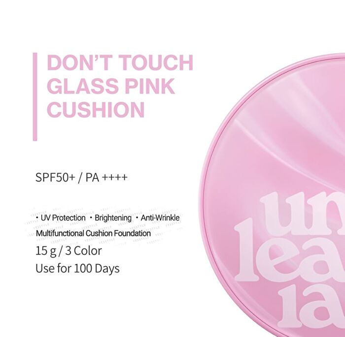 Don\'t Touch Glass Pink Cushion - 3 Colors - #21N Hyaline