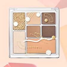 Judydoll 7 Colors Palette - Raw Coconut Latte - #16 Raw Coconut Latte - 8.5g