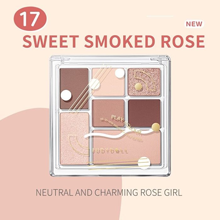 7 Colors Palette - Sweet Smoked Rose - #17 Sweet Smoked Rose - 8.5g
