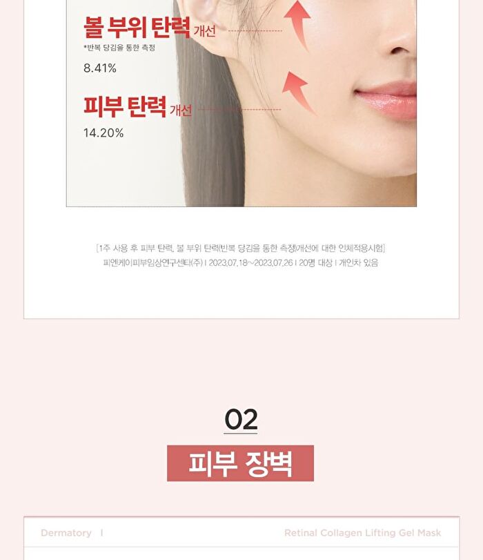 Dermatory Retinal Collagen Lifting Gel Mask - 22g x 1 pc