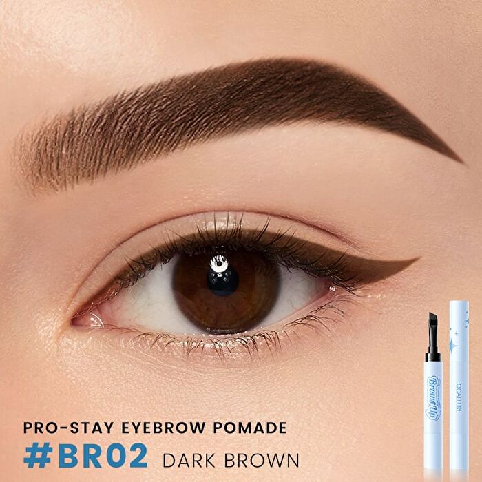 Brow Pomade Tint- 3 Colors - #BR02 Dark Brown - 1.4g