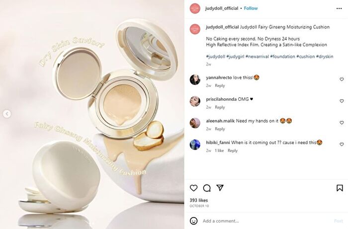 Moisturizing Cushion Foundation - 4 Colors - #N10 Cool Fair Skin - 14g