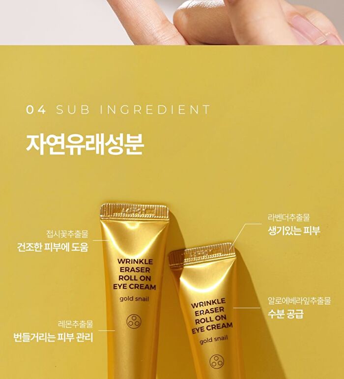 Wrinkle Eraser Roll On Eye Cream - 3 Types - Collagen