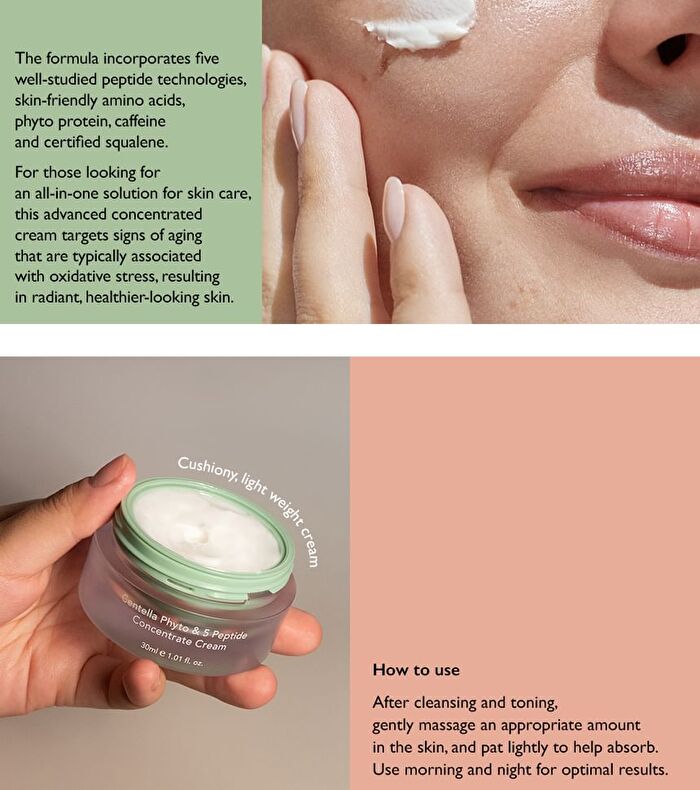 haruharu wonder Centella Phyto & 5 Peptide Concentrate Cream - 30ml