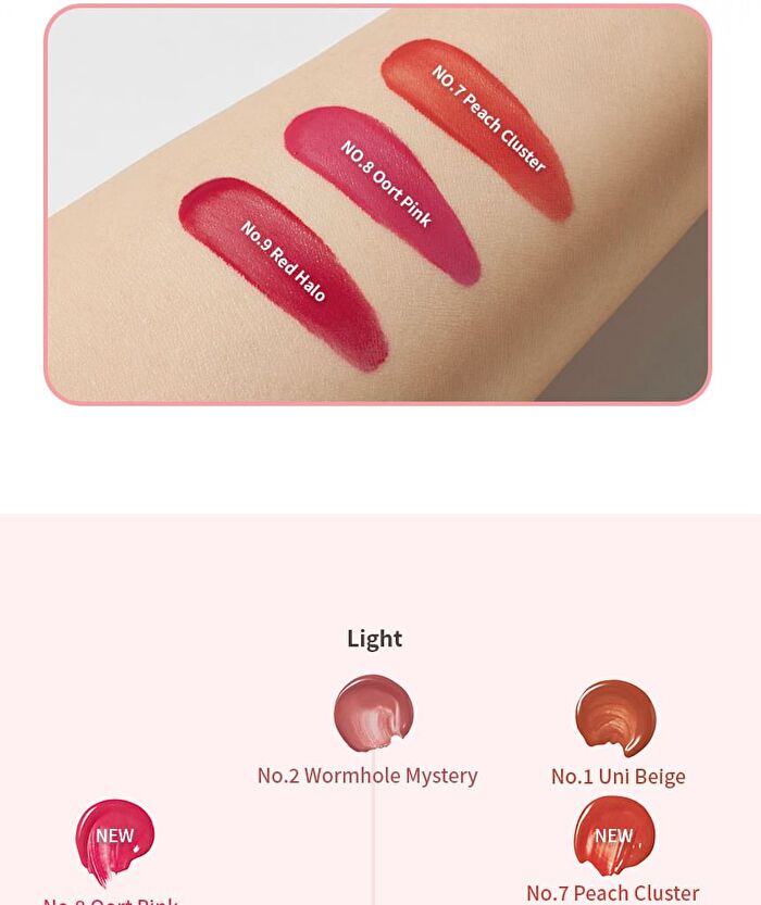 Conscious Fit Mellow Lip Tint - 9 Colors - #06 Supernova Red