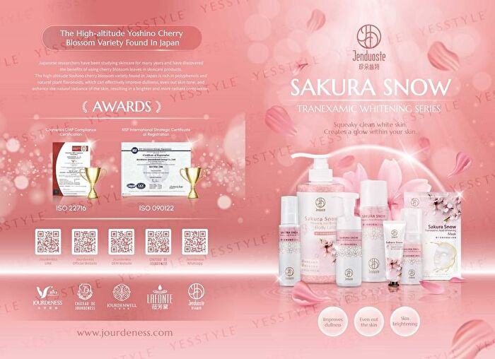 Jenduoste Sakura Snow Extract Restorative Hand Cream - 30ml