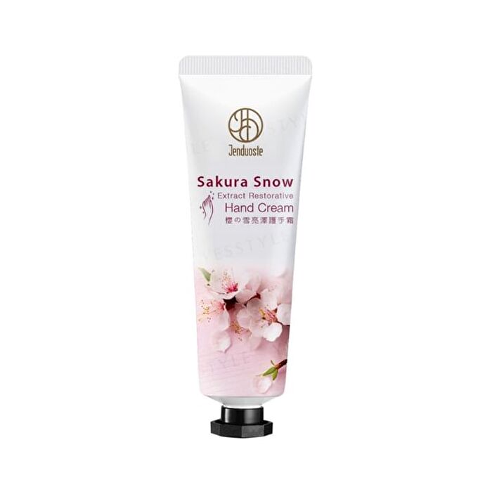 Jenduoste Sakura Snow Extract Restorative Hand Cream - 30ml