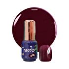 Nido Mini One Step Nail Gel Red Velvet Cake Series - 202 Black Cherry Pudding