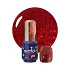 Nido Mini One Step Nail Gel Red Velvet Cake Series - 202 Black Cherry Pudding