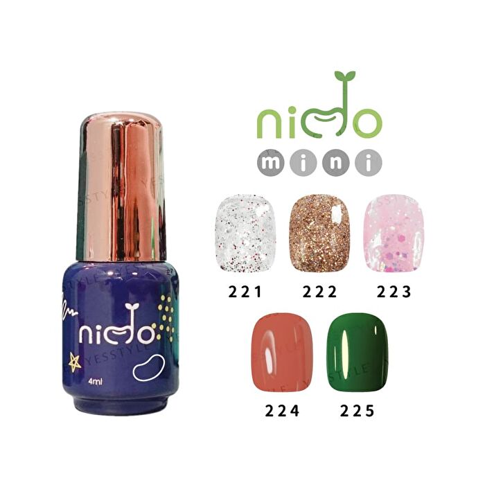Nido Mini One Step Nail Gel Ice Cream Van Series - 223 Strawberry White Cocoa Crisps