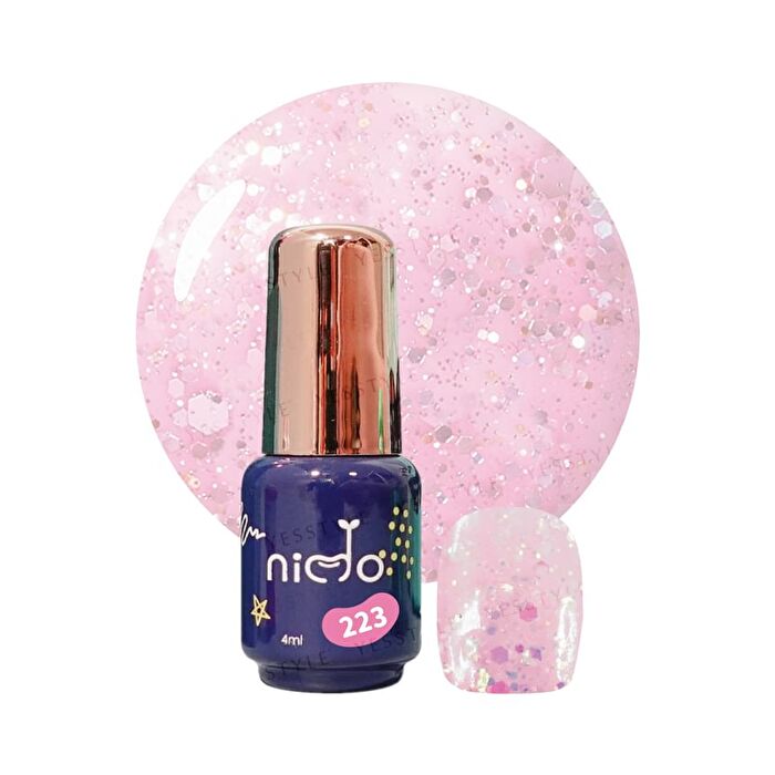 Nido Mini One Step Nail Gel Ice Cream Van Series - 224 Grape Popping Candy