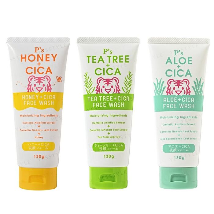 P\'s Cica Face Wash - Tea Tree - 130g