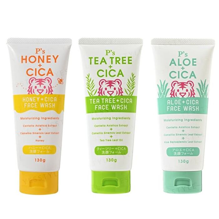 P\'s Cica Face Wash - Tea Tree - 130g