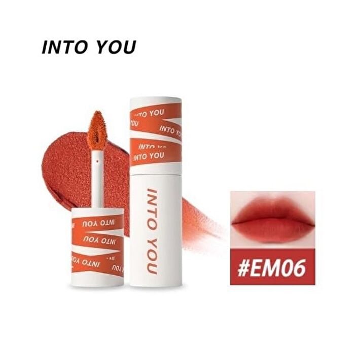 Into You Lip & Cheek Mud - 4 Colors (EM05-08) - #EM08 Brick Red Nude - 2g  (1.0 ver)