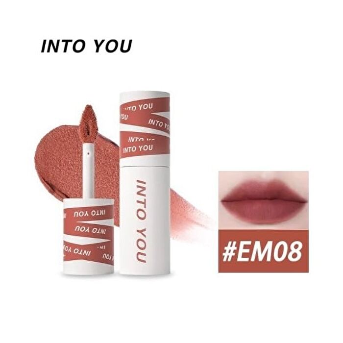 Into You Lip & Cheek Mud - 4 Colors (EM05-08) - #EM08 Brick Red Nude - 2g  (1.0 ver)