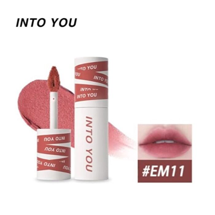 Into You Lip & Cheek Mud - 4 Colors (EM09-12) - #EM11 Rouge Peach - 2g  (1.0 ver)