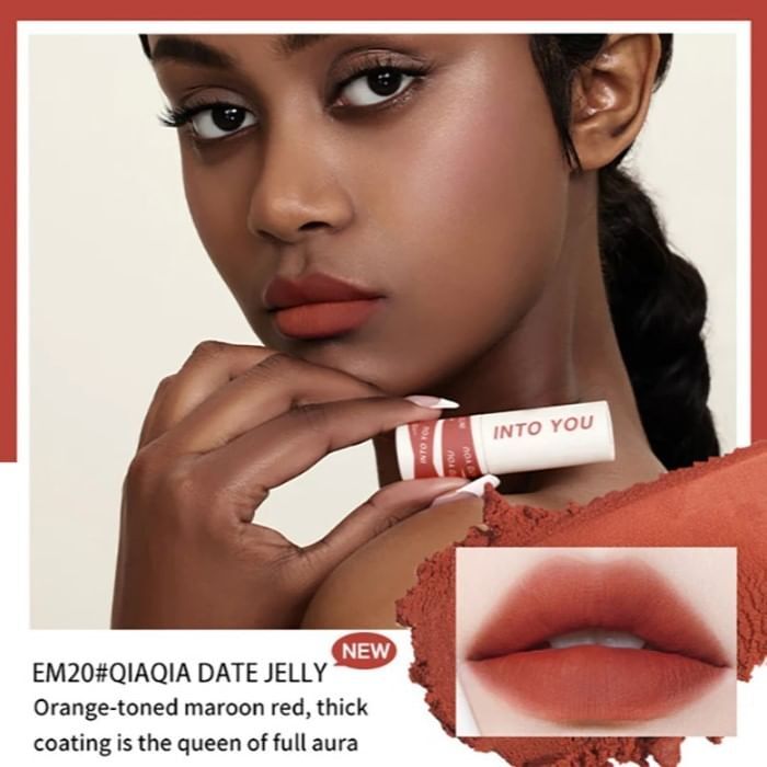 Into You Lip & Cheek Mud - 4 Color (EM17-20) - #EM19 Red Taupe - 2g  (1.0 ver)