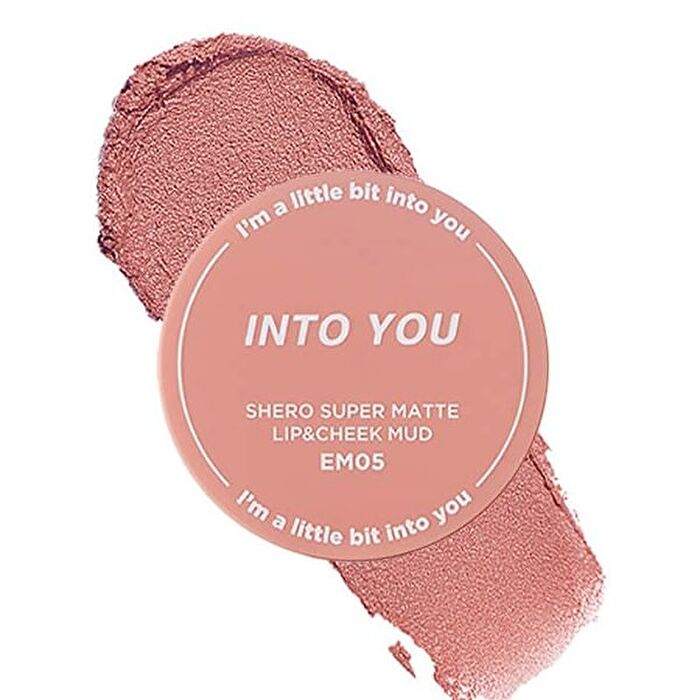 Into You Canned Lip & Cheek Mud - 3 Colors - #EM08 Brick Red Nude - 5g
