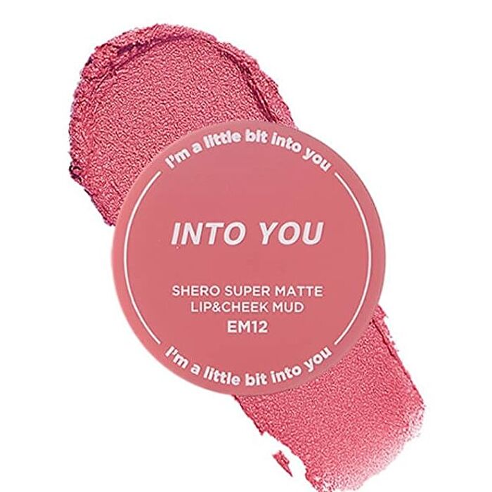 Into You Canned Lip & Cheek Mud - 3 Colors - #EM12 Coral Pink - 5g