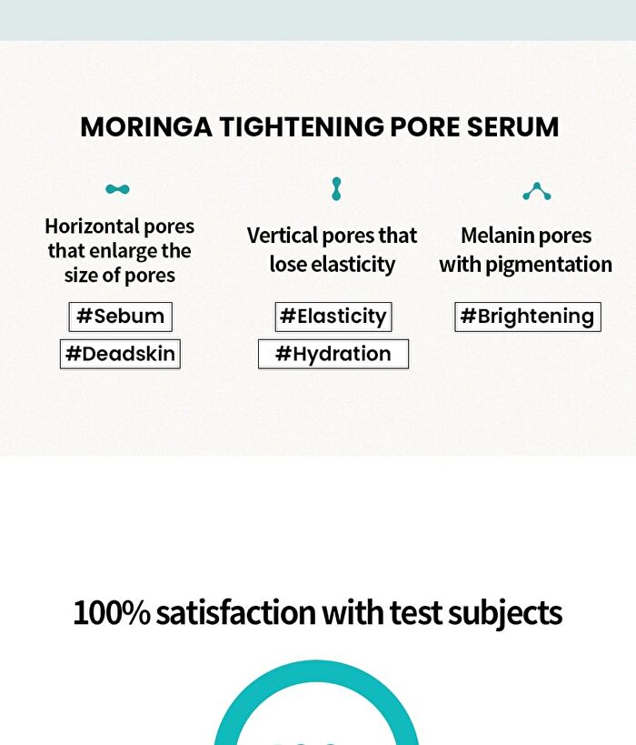 Moringa Tightening Pore Serum - 30ml