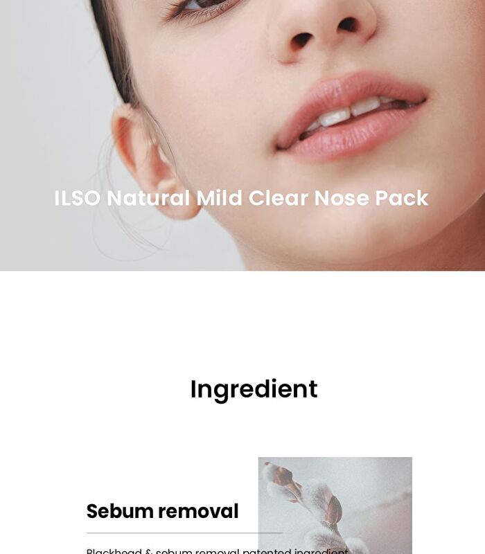 Natural Mild Clear Nose Pack - 5 sets