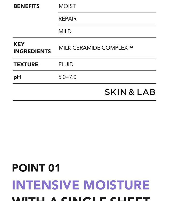 Skin&lab Barrierderm Deep Moisture Sheet Mask - 25ml x 1 sheet