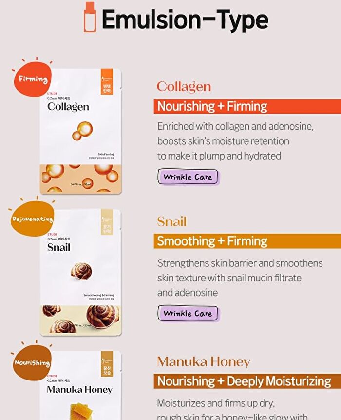 0.2 Therapy Air Mask Renewal - 10 Types - Hyaluronic Acid