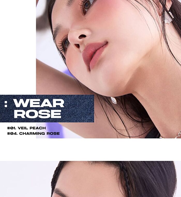 Fluffy Wear Blusher - 6 Colors - #04 Charming Rose