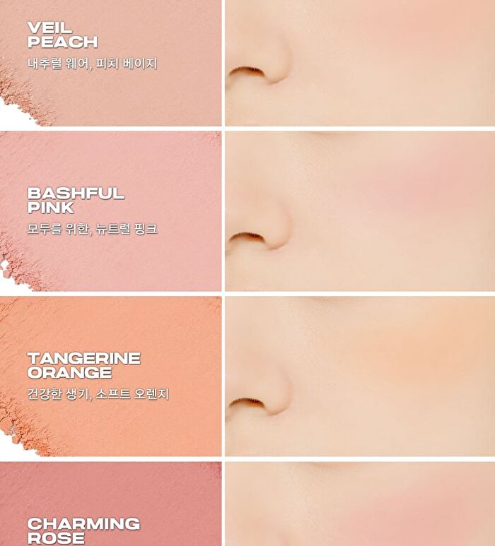 Fluffy Wear Blusher - 6 Colors - #05 Daily Coral