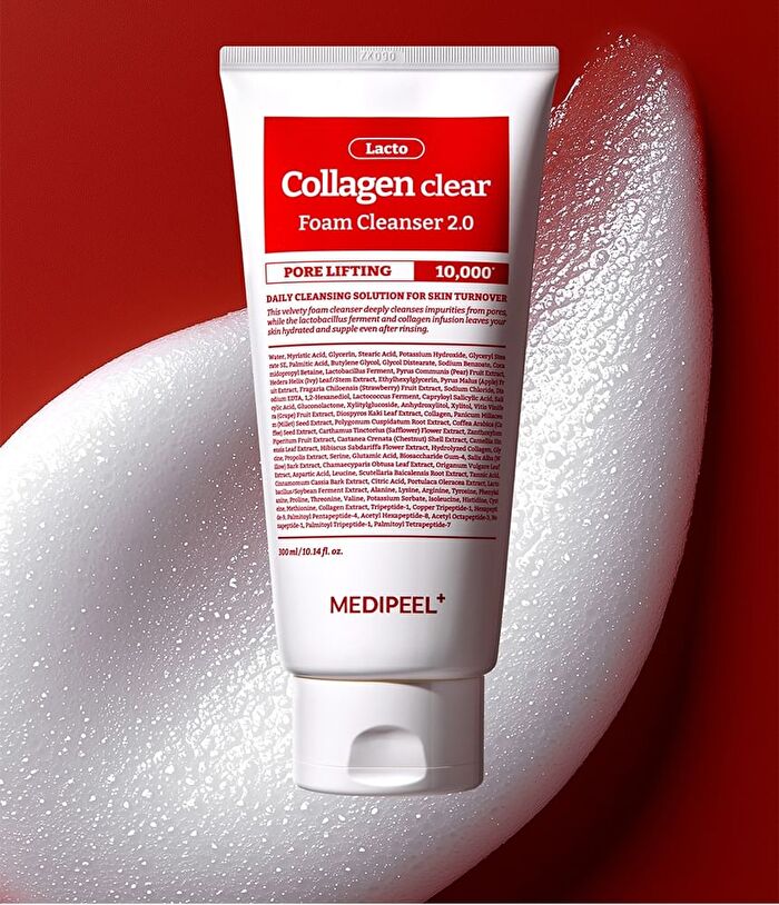 Red Lacto Collagen Clear Foam Cleanser 2.0 Jumbo - 2025 Version - 300ml