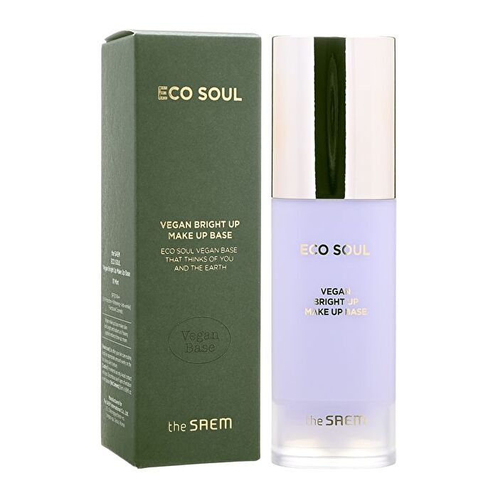 Eco Soul Vegan Bright Up Make Up Base - 2 Colors - #02 Lavender