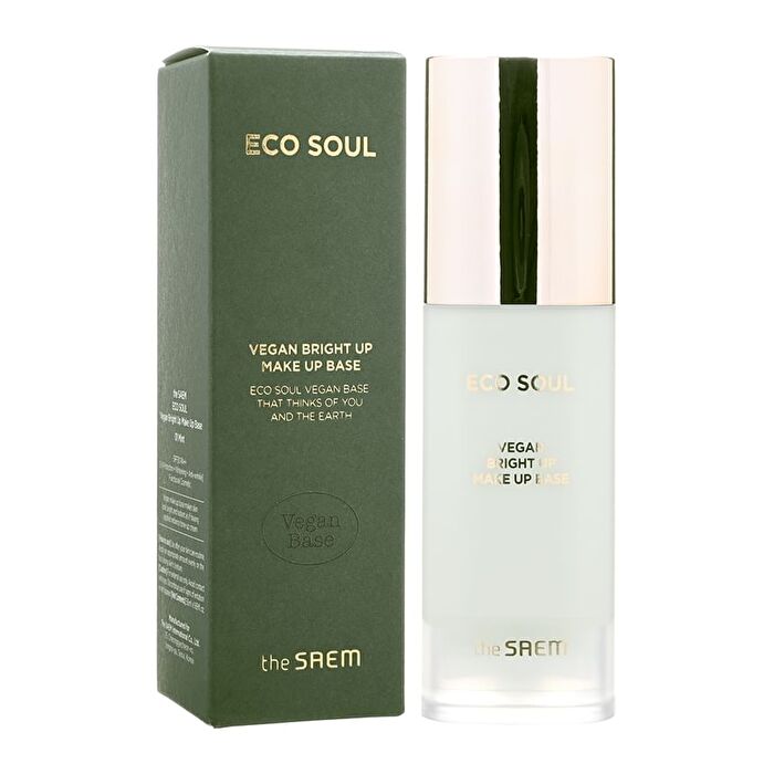 Eco Soul Vegan Bright Up Make Up Base - 2 Colors - #01 Mint