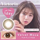 Victoria 1 Day Color Lens Velvet Moca 10 pcs - P-0.00 (10 pcs)