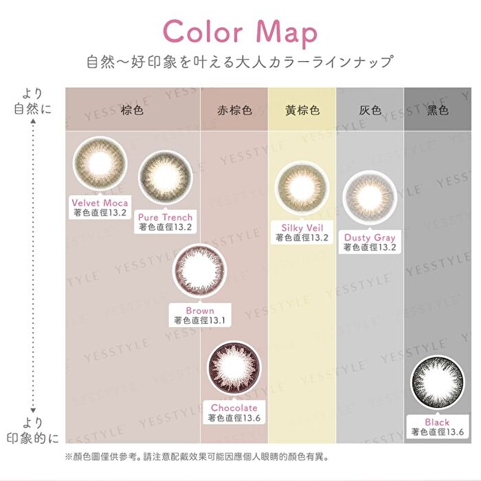Victoria 1 Day Color Lens Silky Veil 10 pcs - P-2.00 (10 pcs)