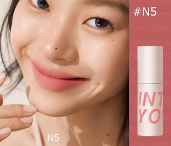 Into You Airy Lip & Cheek Mud - 6 Colors (N4-N6) - #N5 Rose Peach - 1.8g