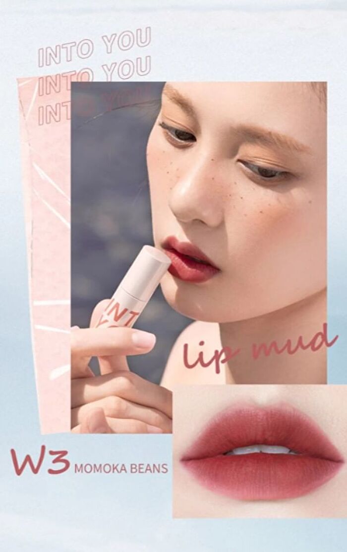 Into You Airy Lip & Cheek Mud - 3 Colors (W1-W3) - #W3 Terracotta Red - 1.8g