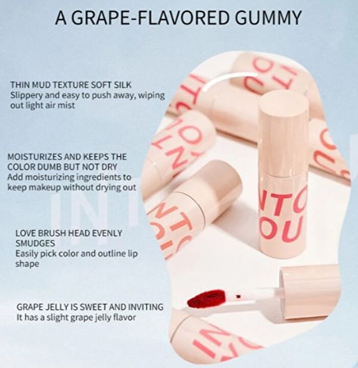 Into You Airy Lip & Cheek Mud - 3 Colors (W4-W6) - #W4 Rose Nude - 1.8g