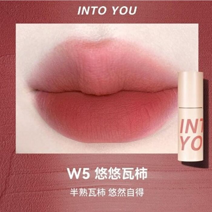 Into You Airy Lip & Cheek Mud - 3 Colors (W4-W6) - #W4 Rose Nude - 1.8g