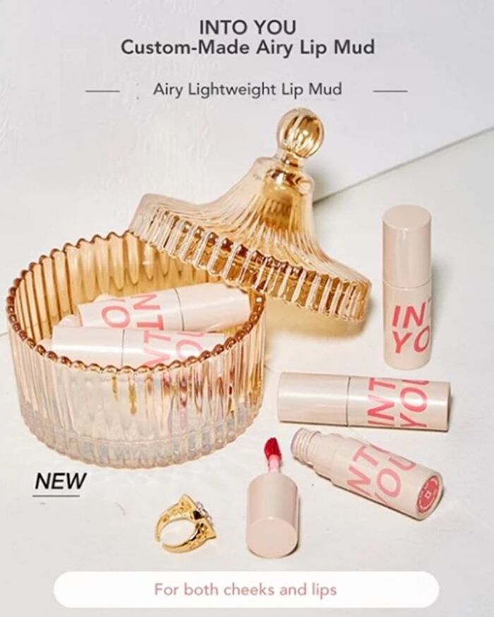 Into You Airy Lip & Cheek Mud - 3 Colors (W4-W6) - #W5 Brick Red - 1.8g