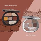 Joocyee Multi-Eyeshadow Palette - Gray Pink Amber - #05 Gray Pink Amber - 9g