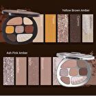 Joocyee Multi-Eyeshadow Palette - Gray Pink Amber - #05 Gray Pink Amber - 9g