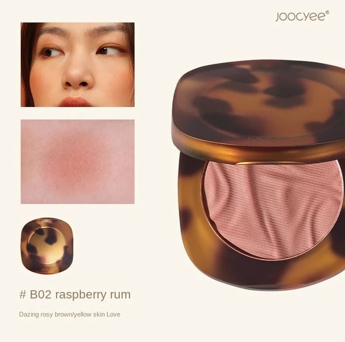 Joocyee Monochrome Matte Makeup Blusher - 4 Colors - #N01 Rose Latte - 3.5g