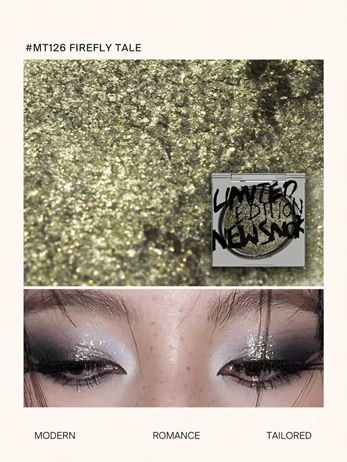 Joocyee Smokey Eyeshadow Single - 5 Colors - #D125 Neon Black